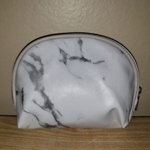 Small marble makeup pouch